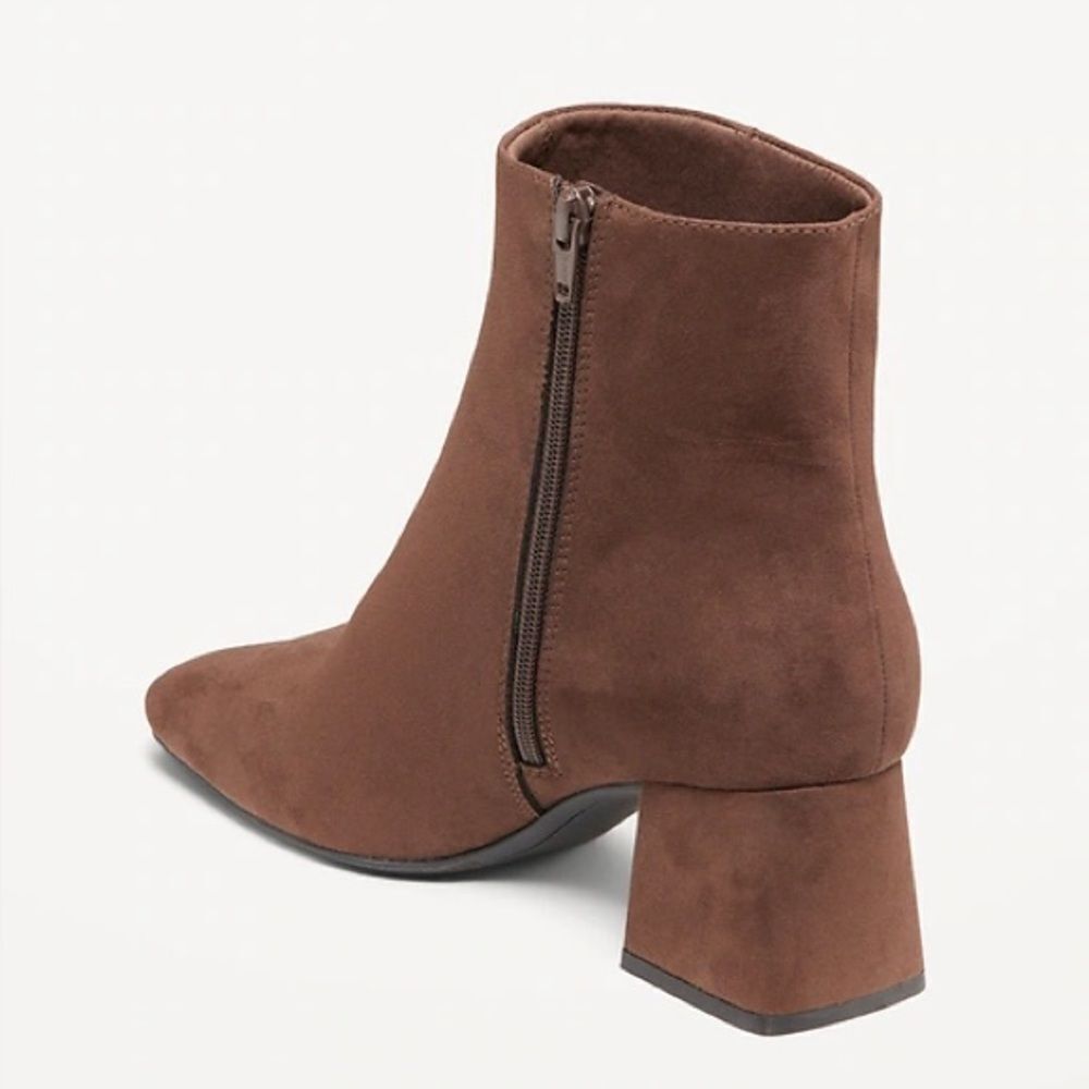 Old Navy Chocolate Ankle Booties